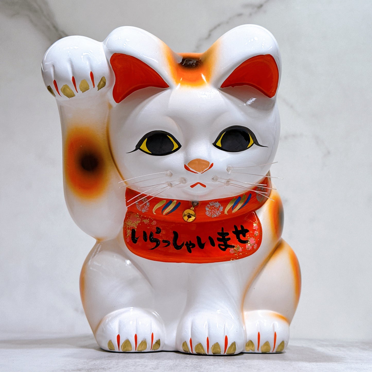 日本常滑鞠躬招財貓 8號 歡迎您