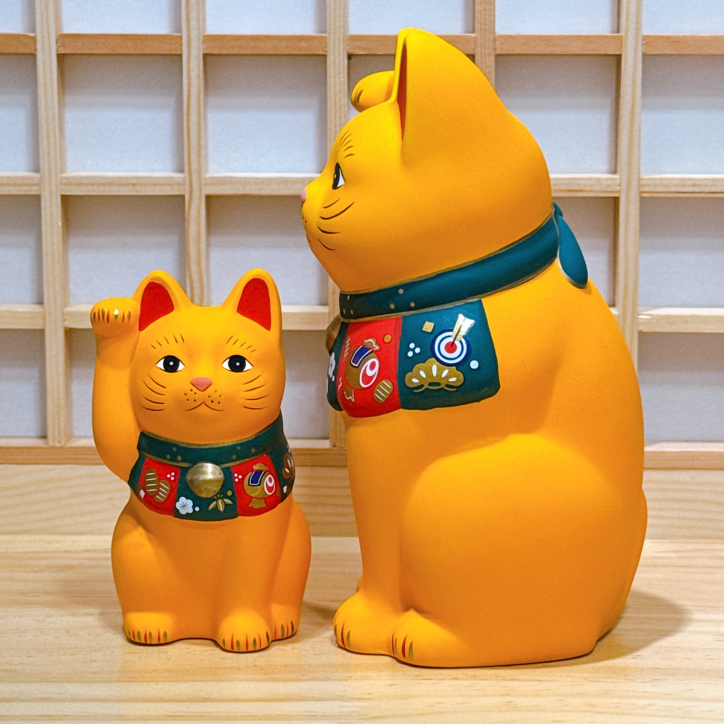 日本藥師福運招財貓 黃