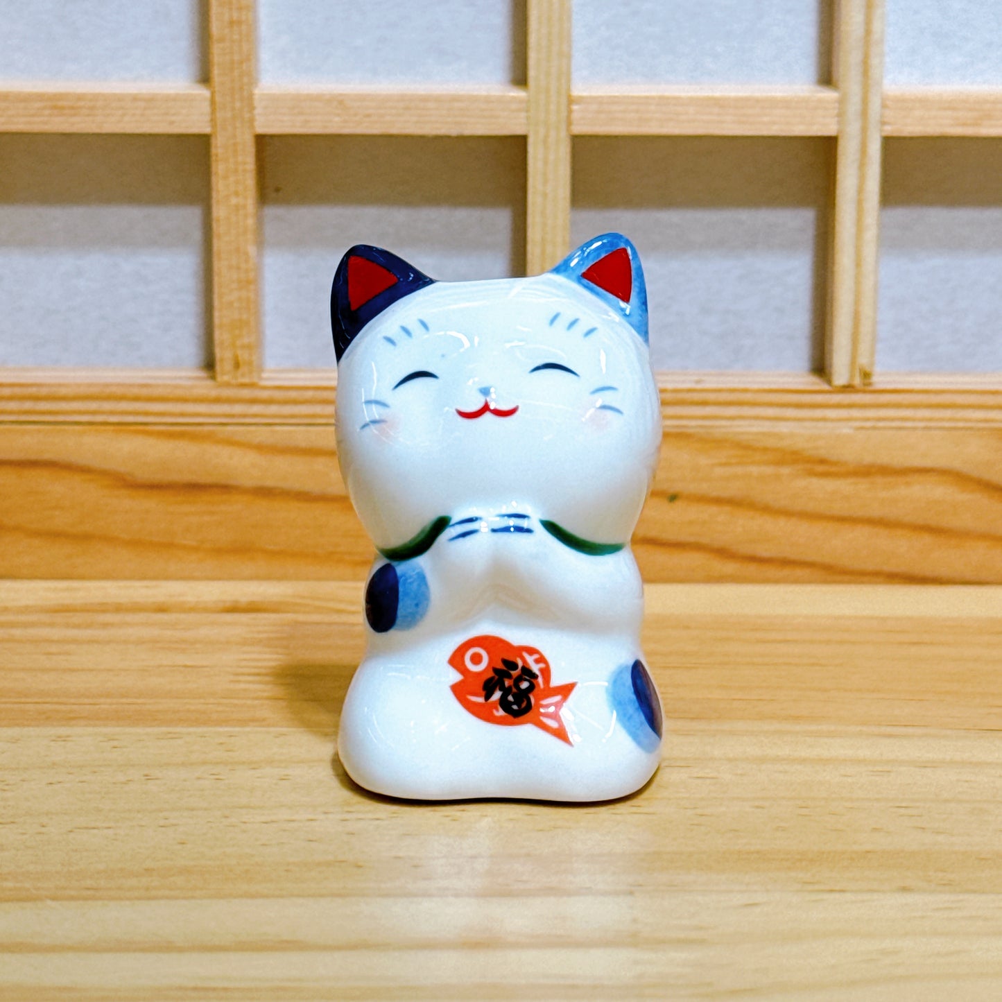 Japanese Fukusho Joyful Cat Frog Tanuki Money Box