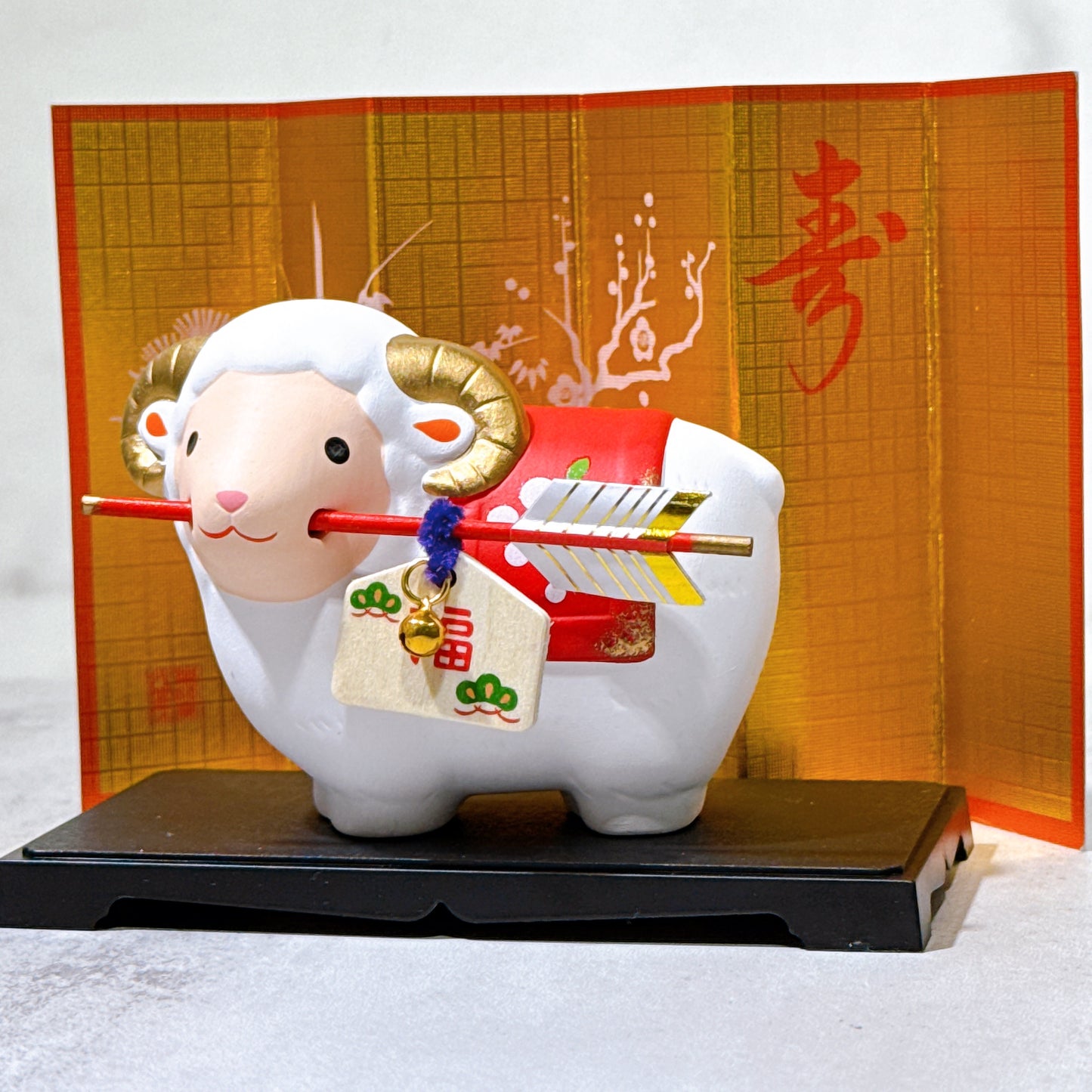 日本錦彩招福羊年 破魔矢付