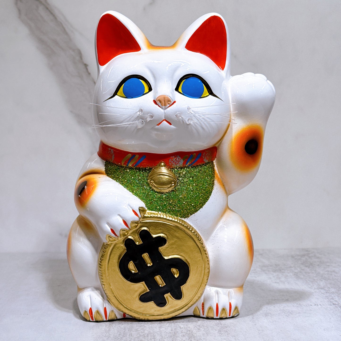 日本常滑小判招財貓 8號 美元