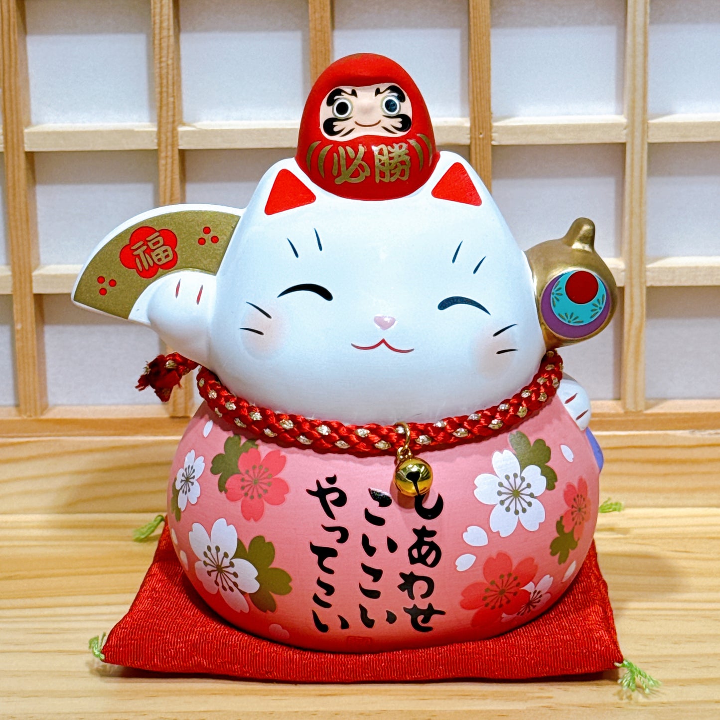 日本耀彩達摩必勝招財貓 特大