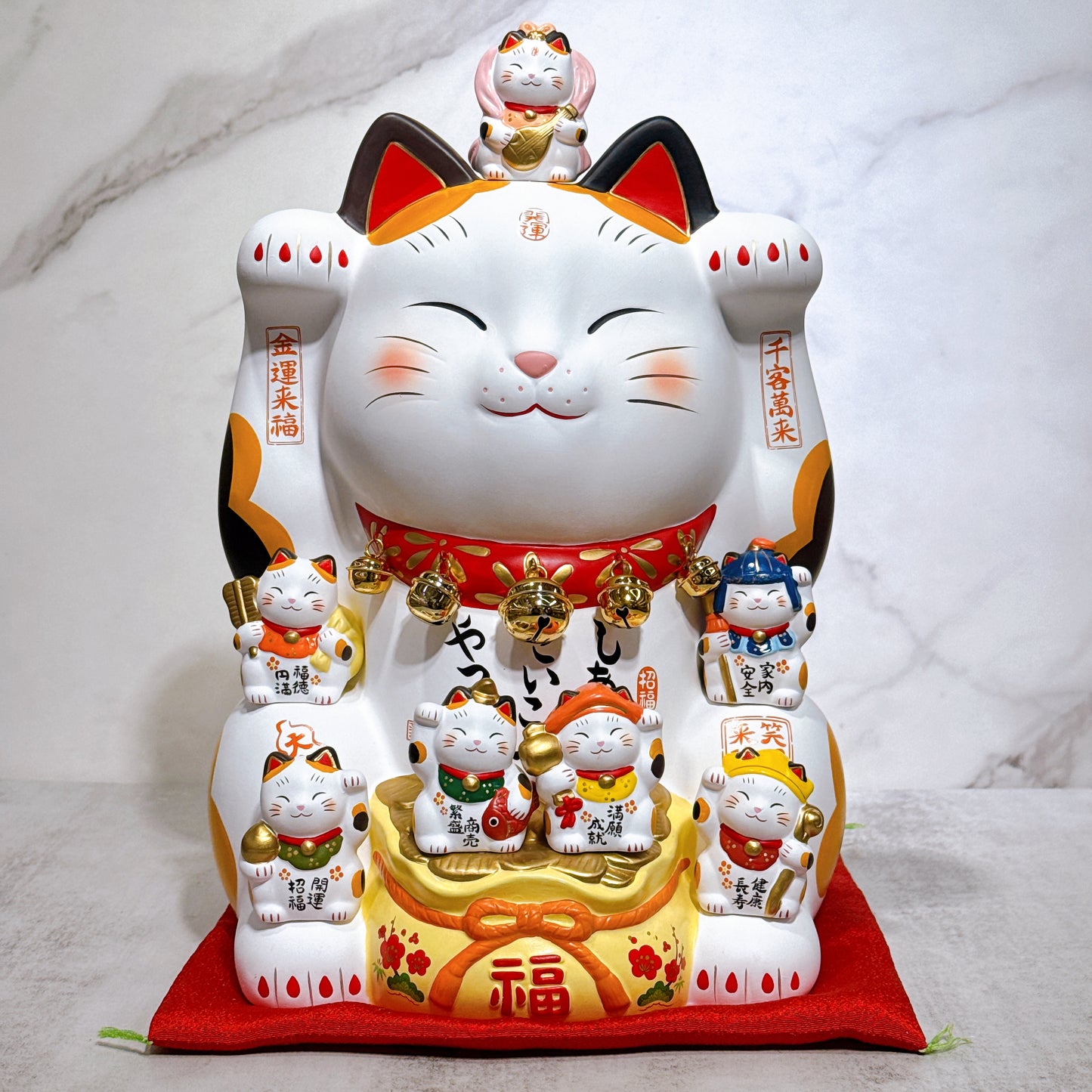 Japanese Seven Lucky Gods Lucky Cat No. 12