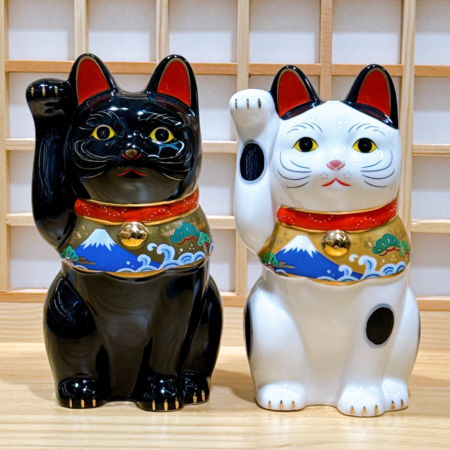 日本吉祥富士招財貓