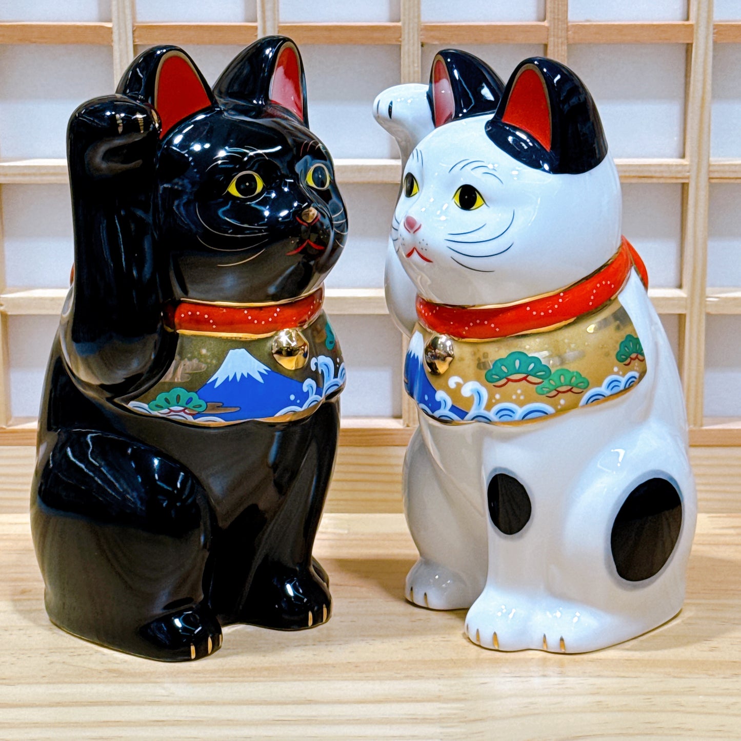 日本吉祥富士招財貓