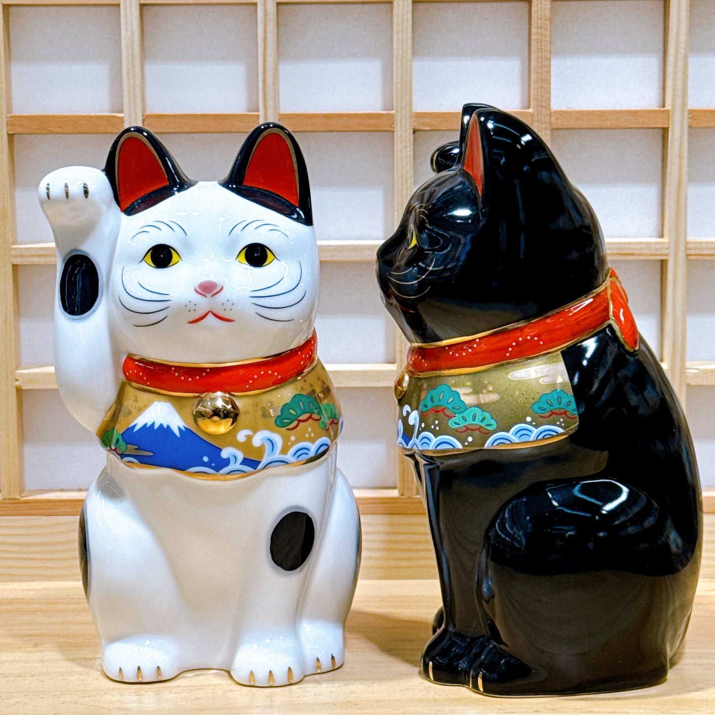日本吉祥富士招財貓