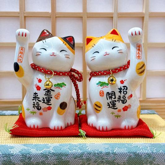 日本彩繪.金運.招福.招財貓