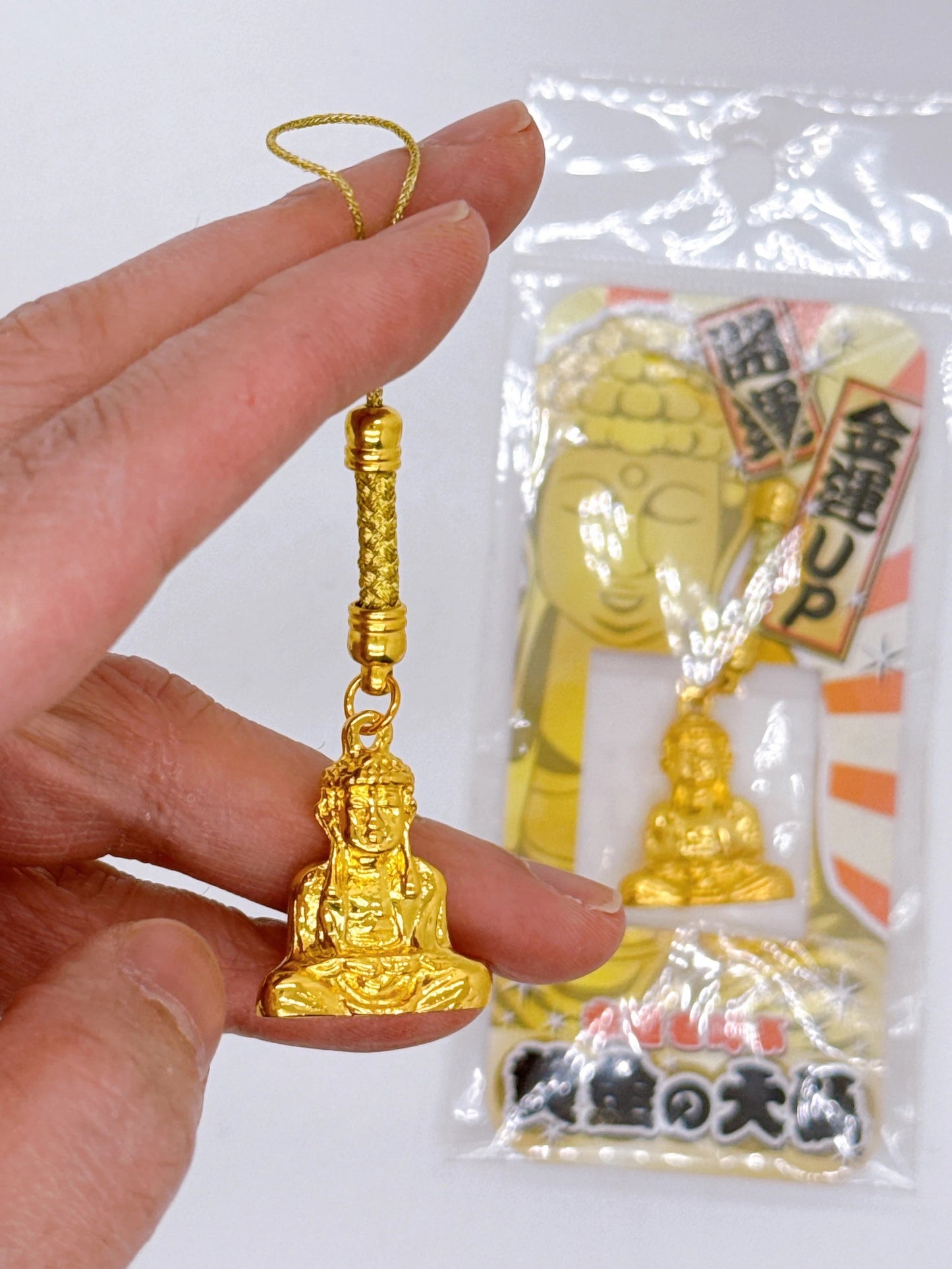 日本开运金运佛陀吊饰