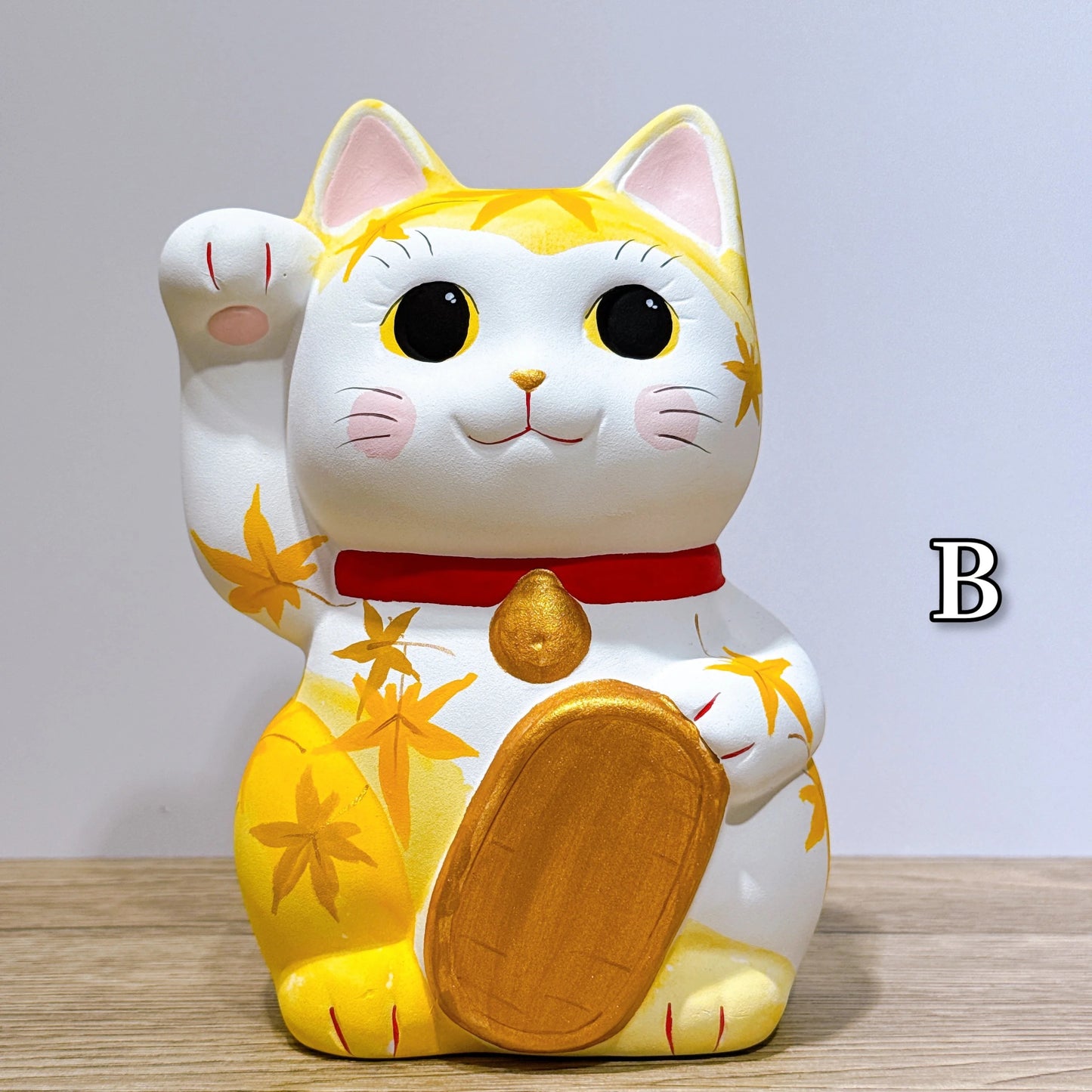 日本谷中堂招财猫 红叶