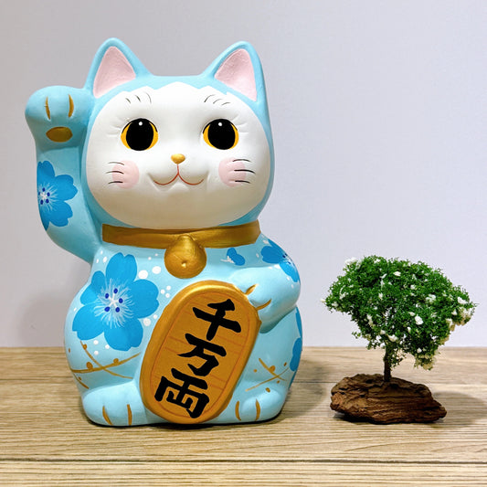 日本谷中堂招財貓 胡水櫻