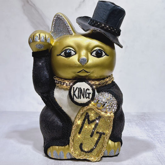 日本花見招財貓 Michael Jackson 8號