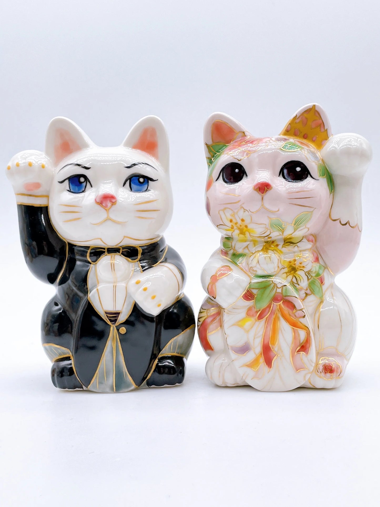 日本清水燒招財貓 婚禮
