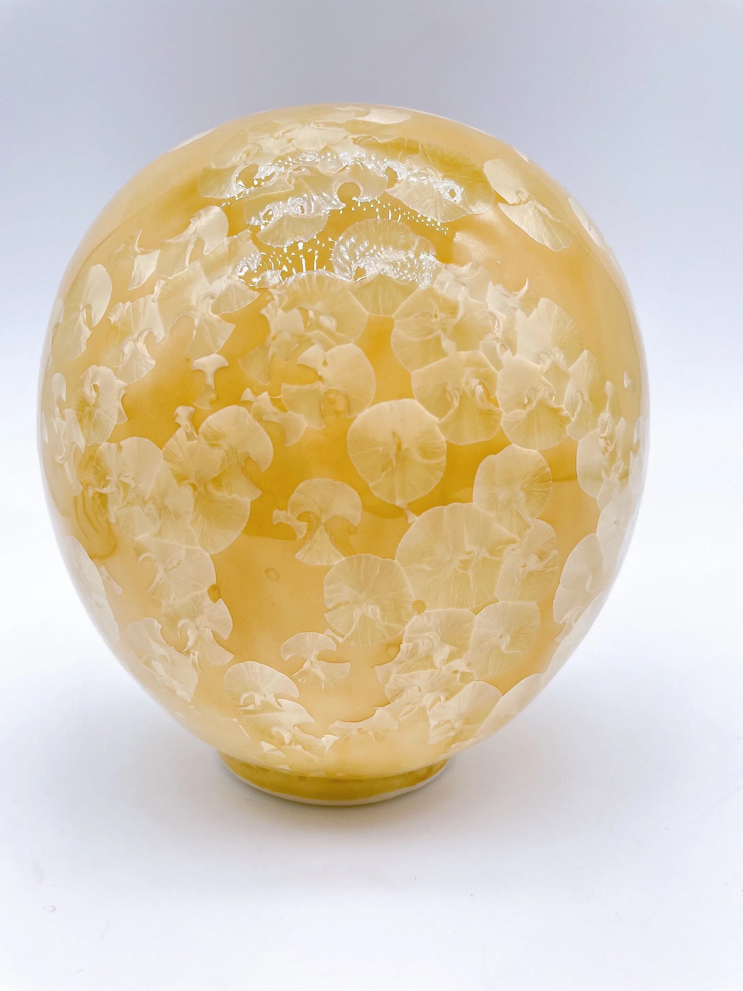 日本清水燒達摩 花結晶 金華X金彩 大號