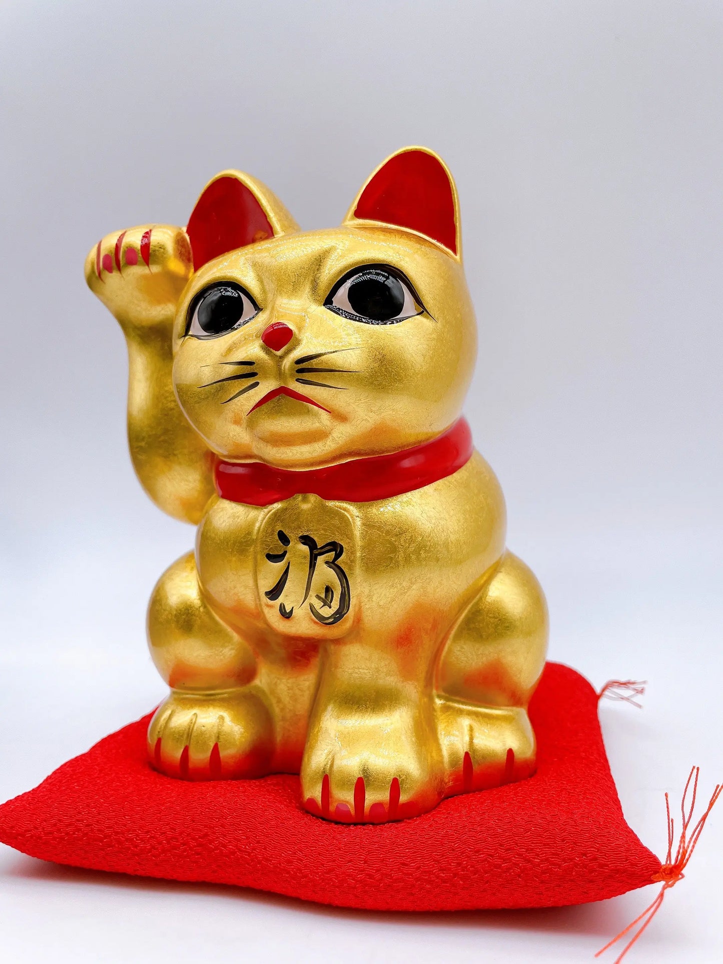 日本金運招福招財貓 金箔 5號