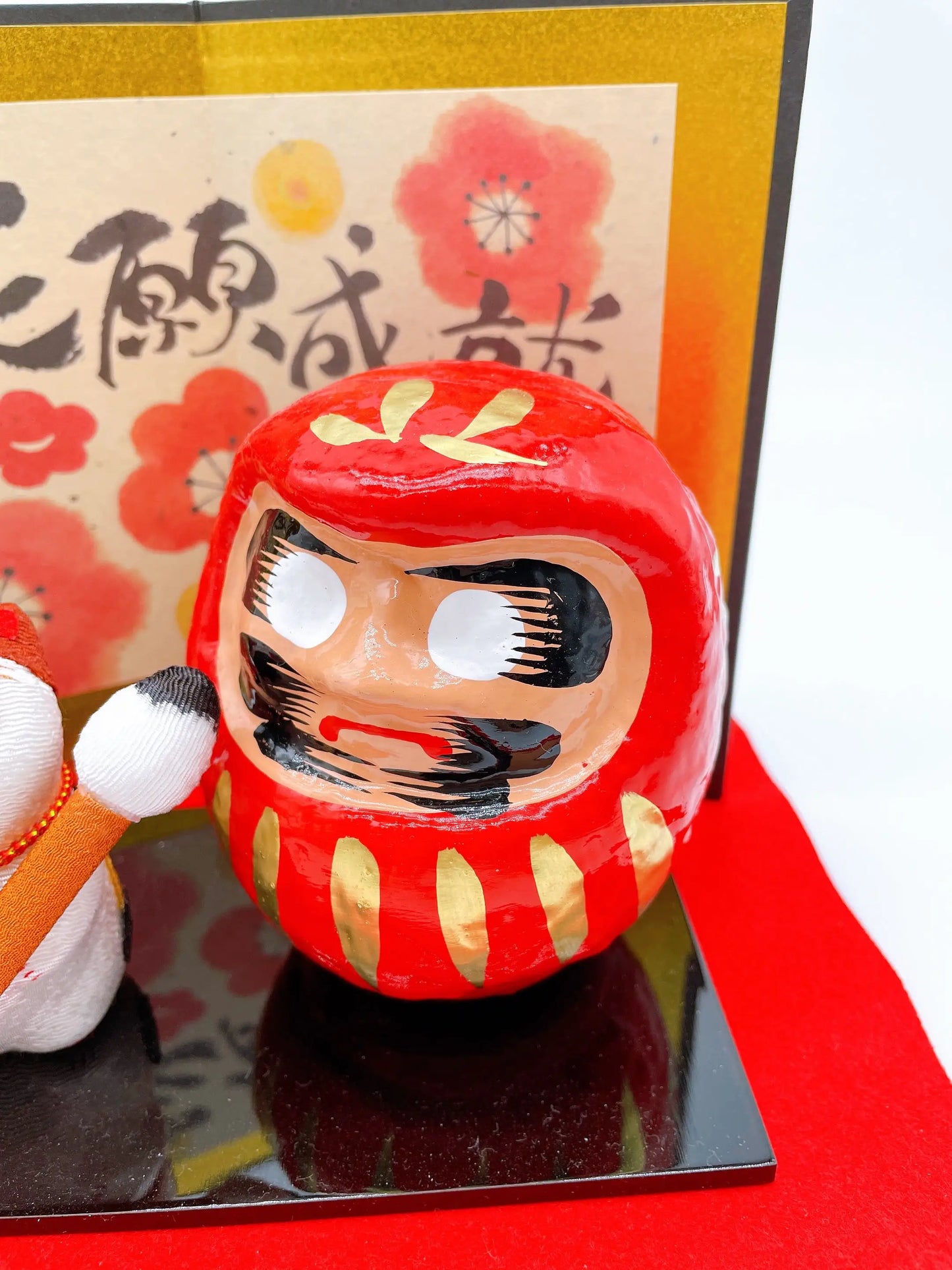 日本大笑達摩招財貓 願望成就