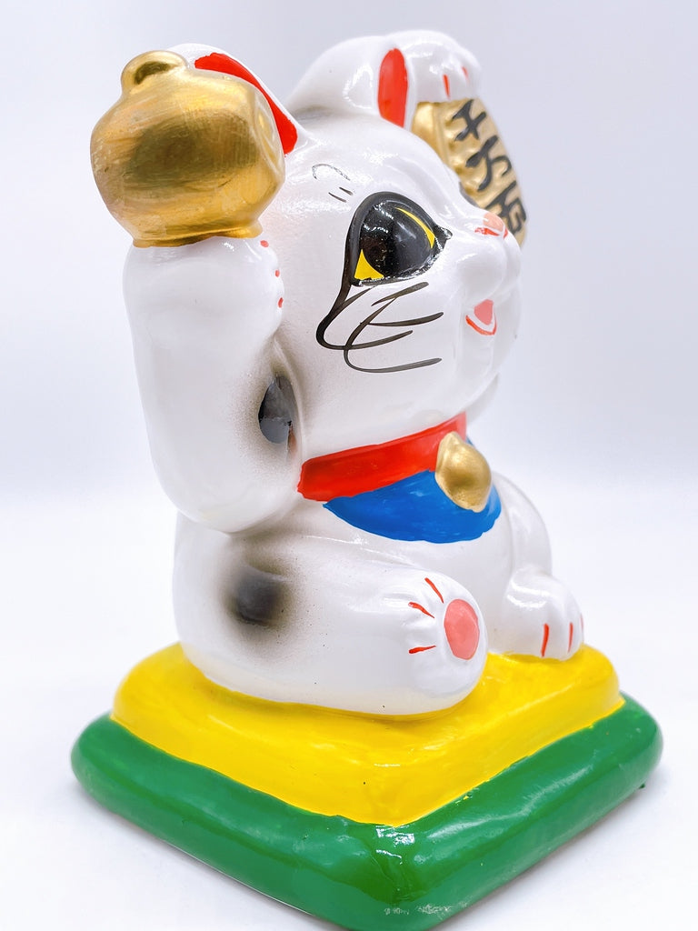 日本常滑搥持小判招財貓