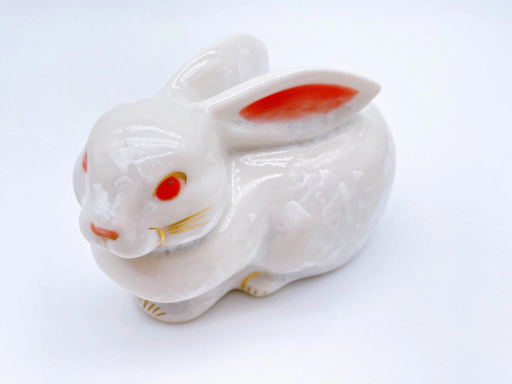 日本清水燒花結晶 兔年 卯