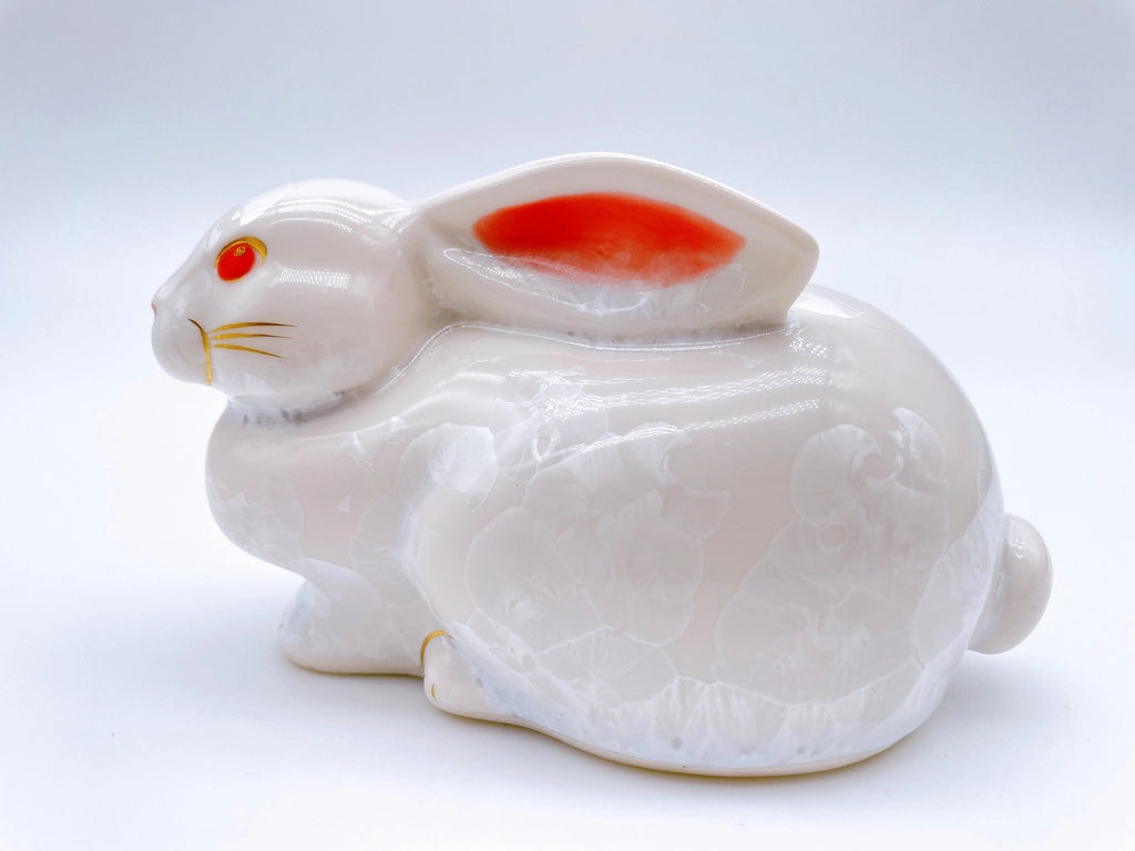 日本清水燒花結晶 兔年 卯