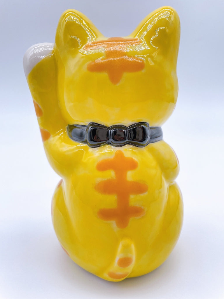 日本清水燒招財貓 虎紋