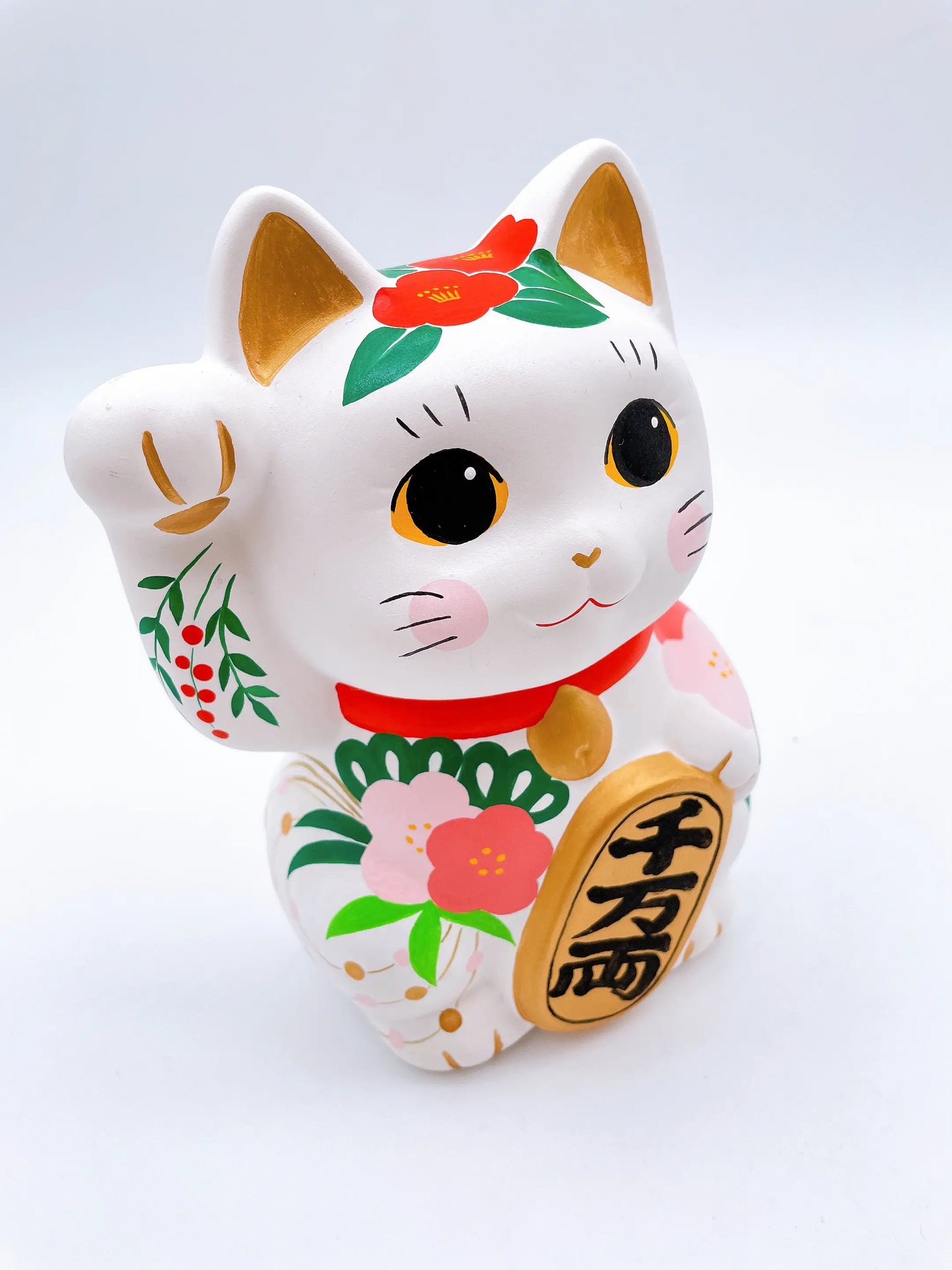 日本谷中堂招財貓 松竹梅 稻穗