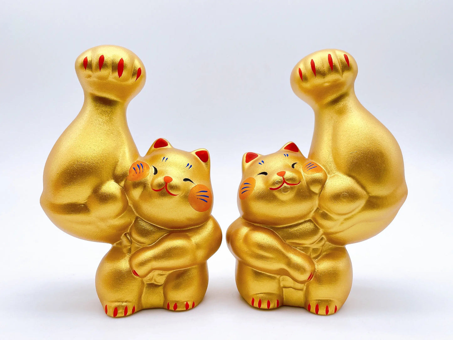 日本剛丸筋肉招財貓 大金運