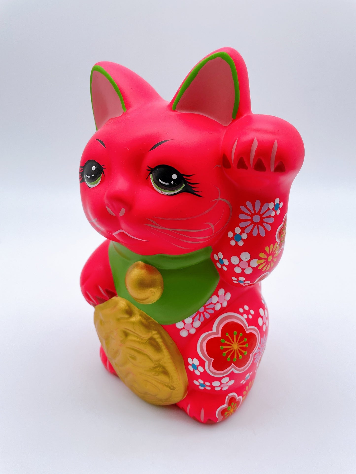 日本七彩福小判招財貓 艷