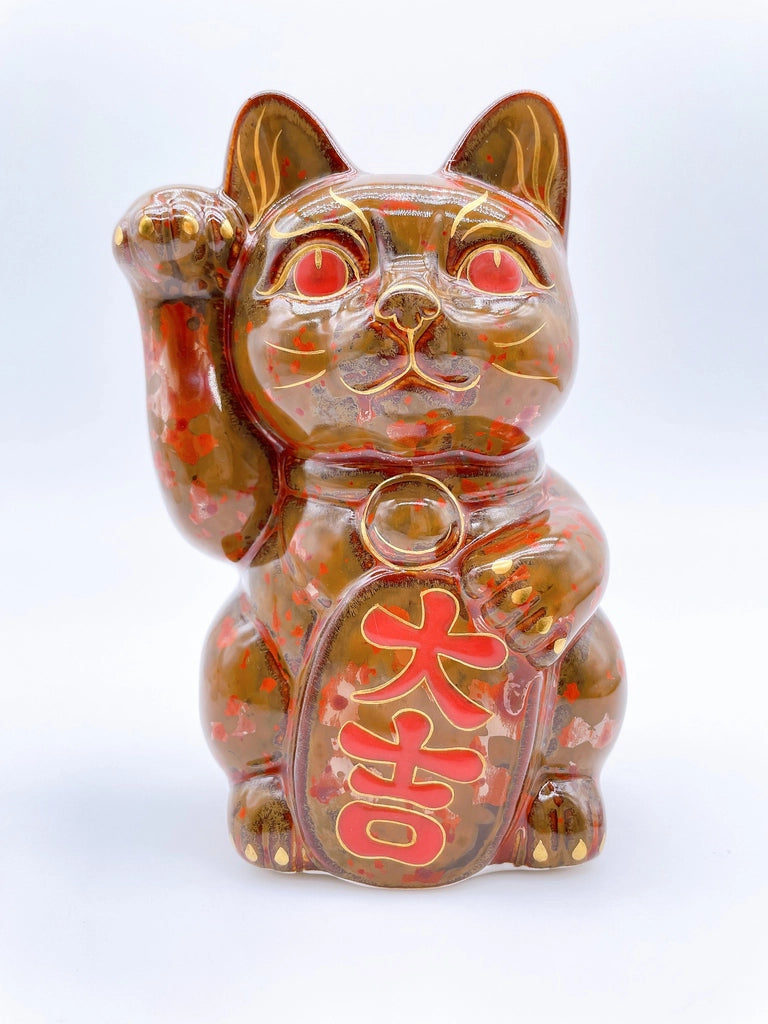 日本清水烧招财猫古色大吉