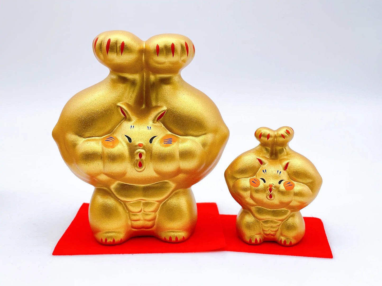 日本剛丸筋肉招財貓 大金運