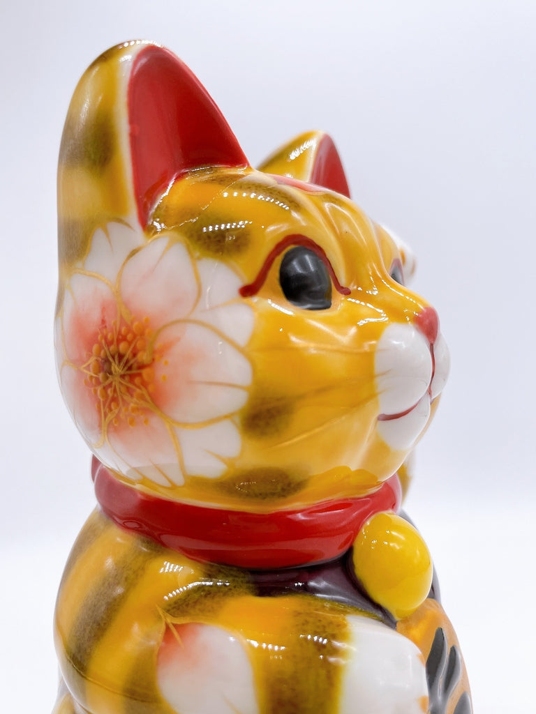 日本清水烧招财猫虎樱