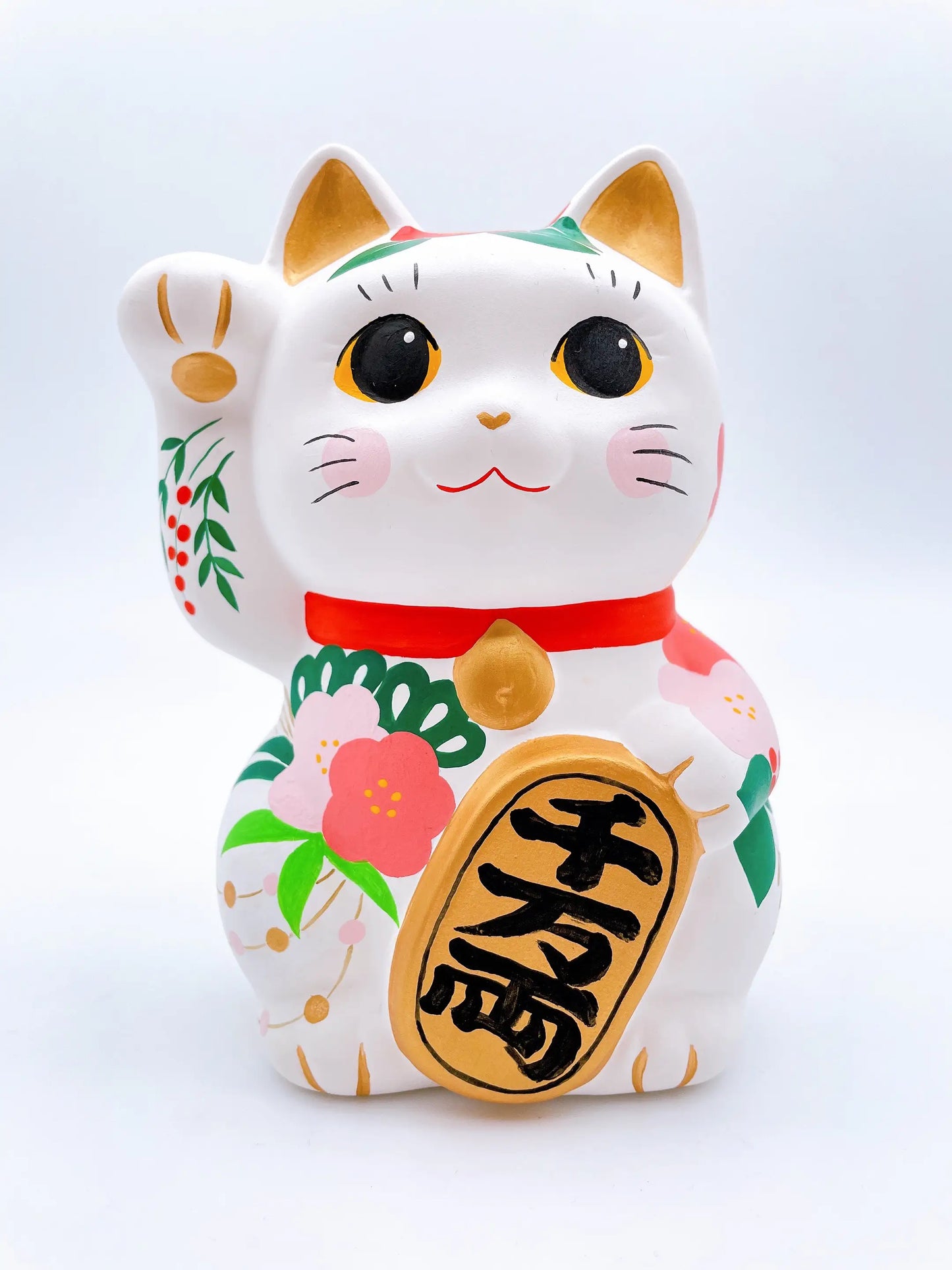 日本谷中堂招財貓 松竹梅 稻穗
