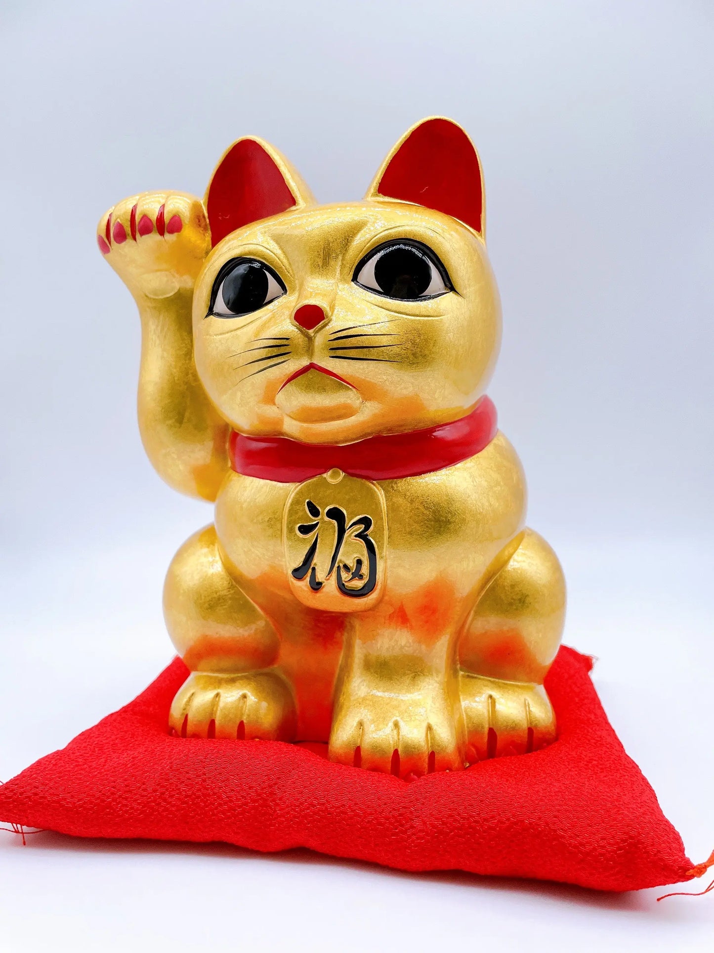 日本金運招福招財貓 金箔 7號