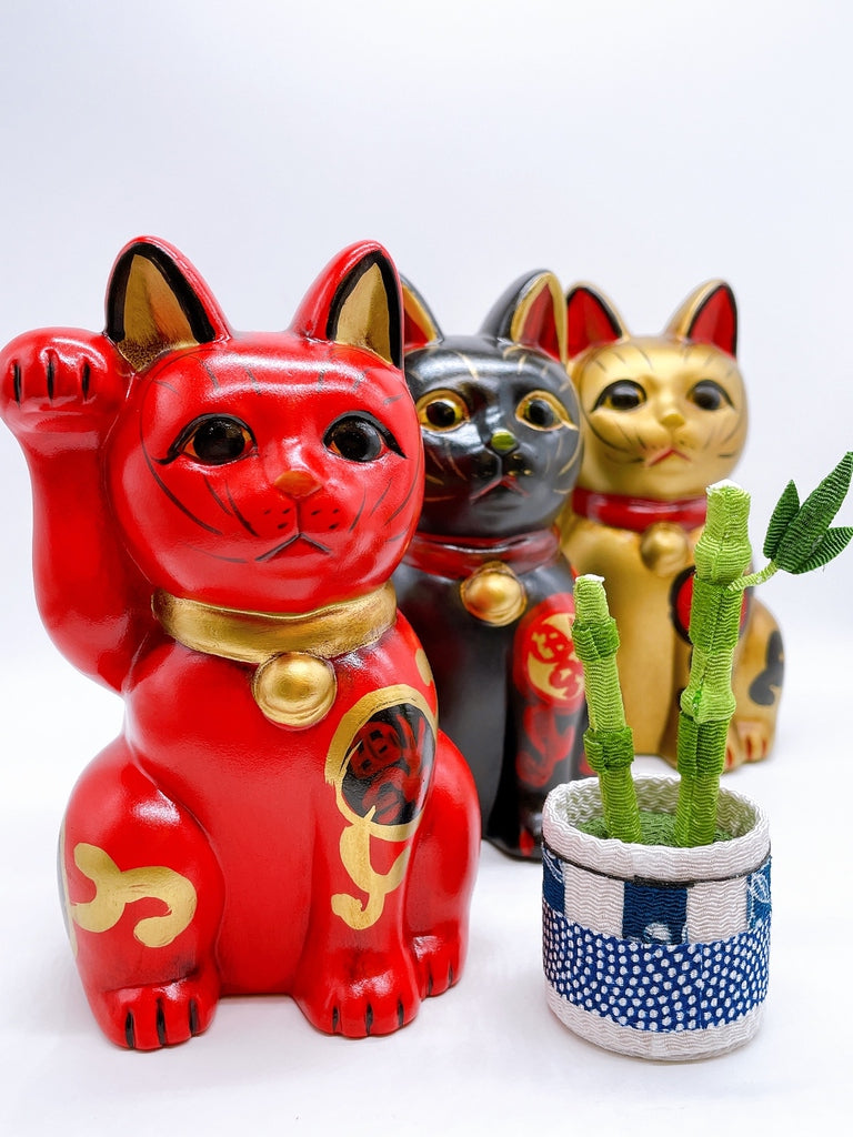 日本瀬戸古色吉祥招财猫
