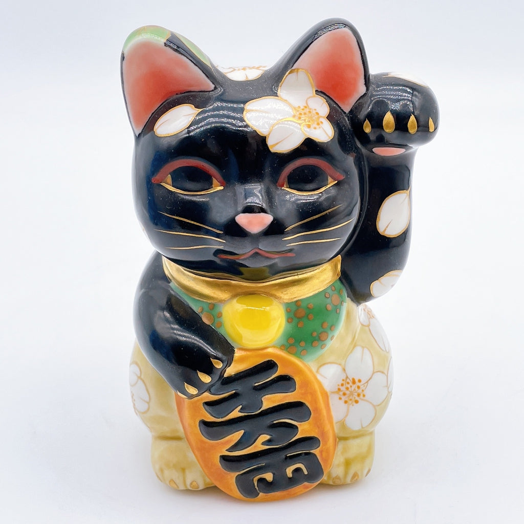日本清水烧招财猫幽玄樱