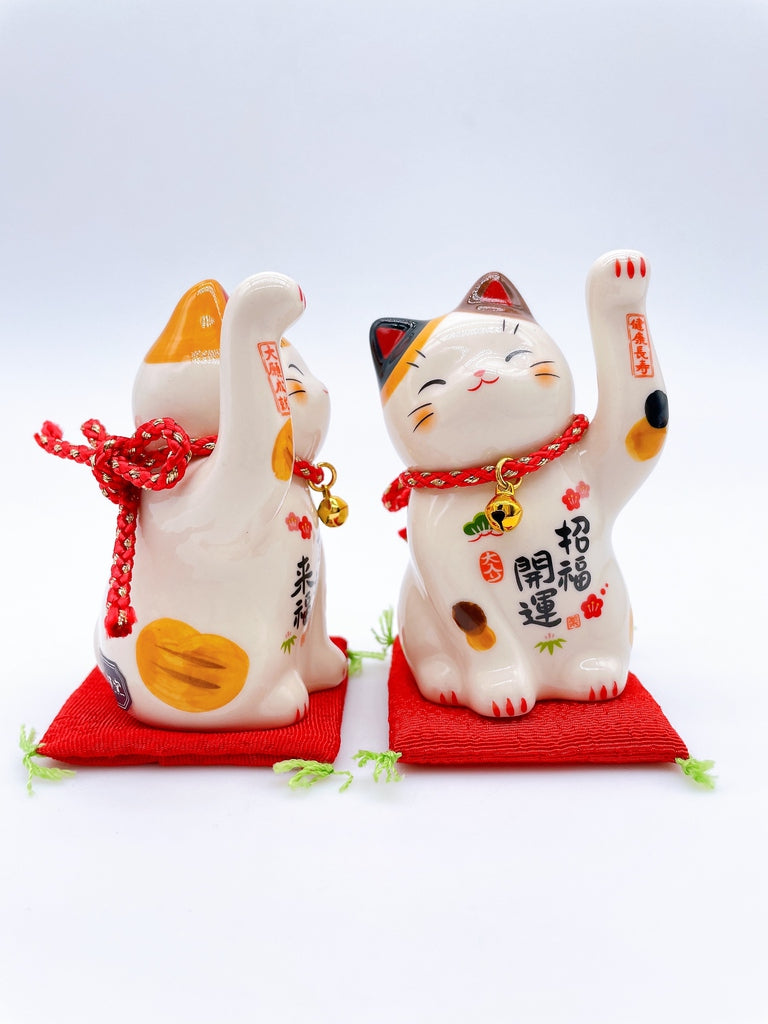 日本彩繪萬金運來福招財貓