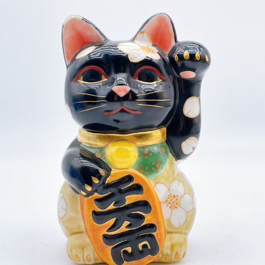 日本清水燒招財貓 幽玄櫻