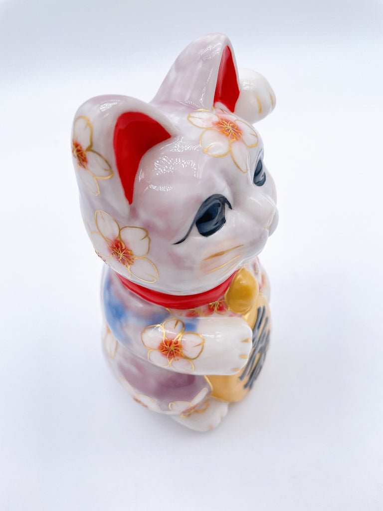 日本清水燒招財貓 櫻