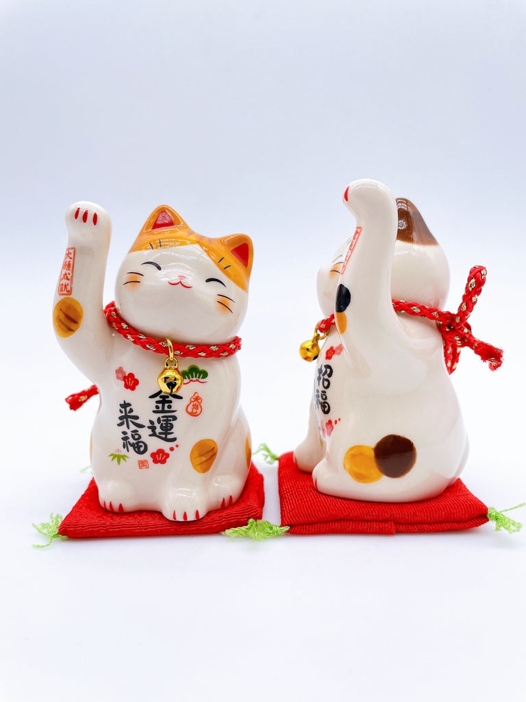 日本彩繪萬金運來福招財貓