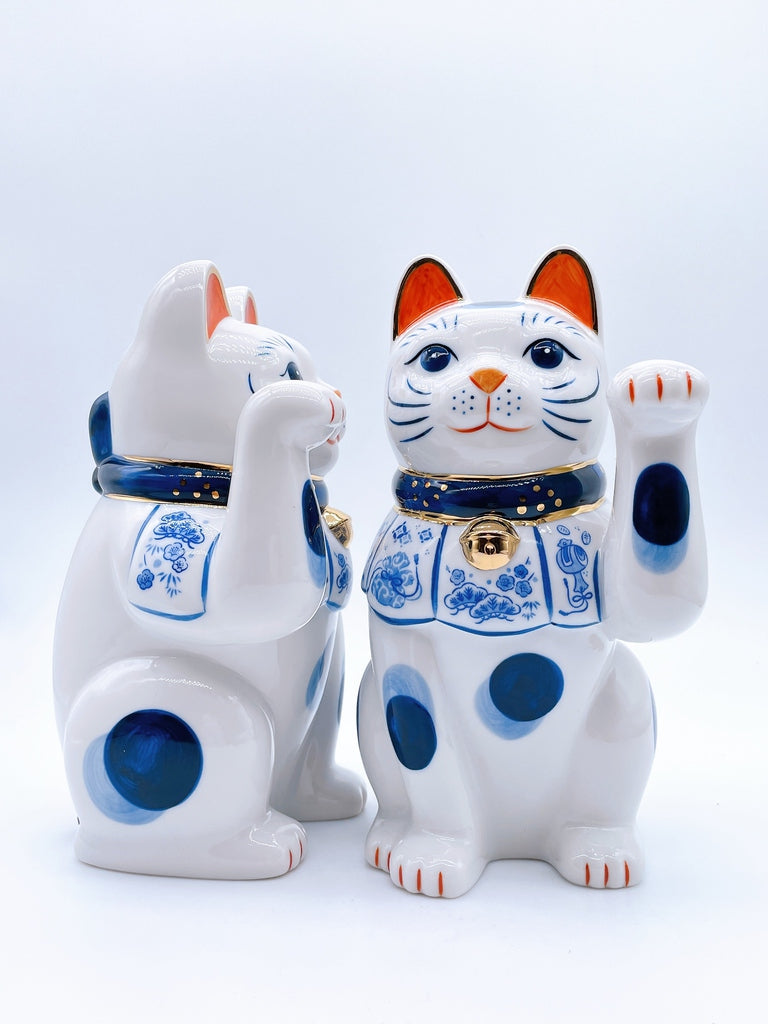日本染锦福尽招财猫7号