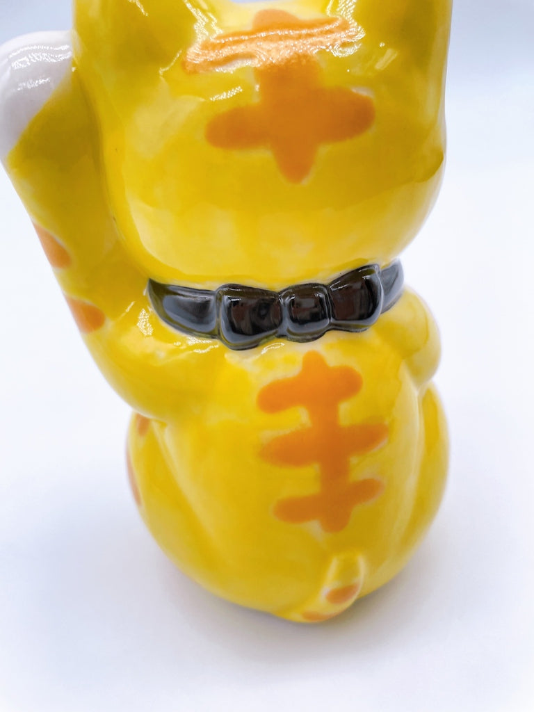 日本清水燒招財貓 虎紋