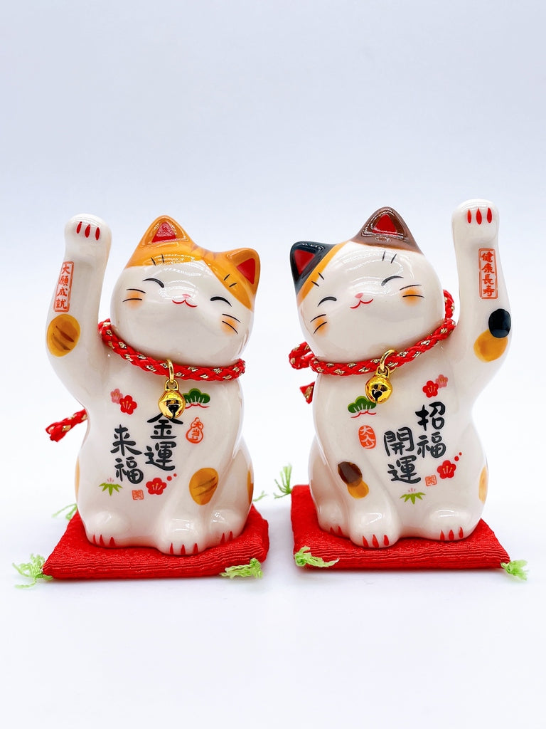 日本彩繪萬金運來福招財貓