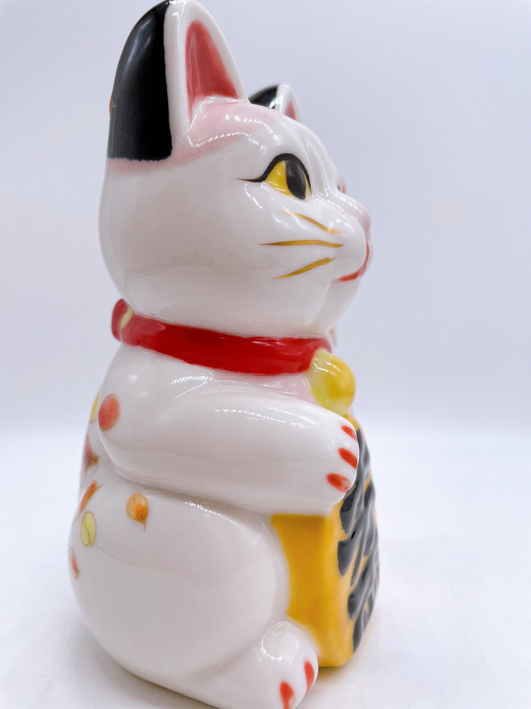 日本清水烧招财猫云锦