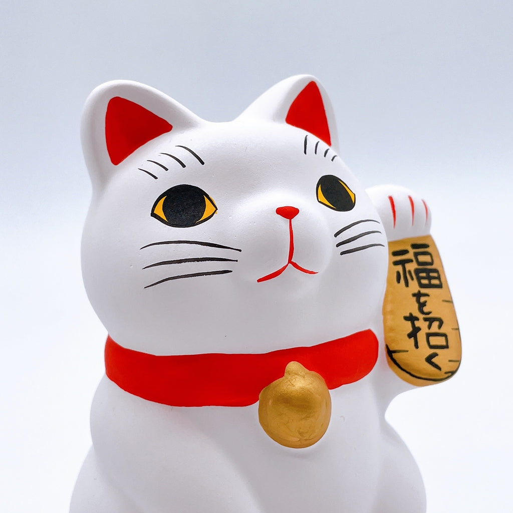 日本谷中堂招財貓 黑白