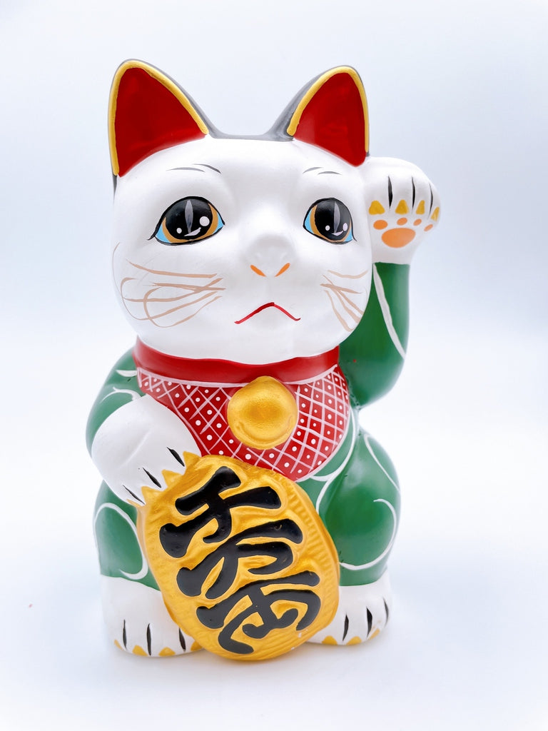 日本古唐草招財貓 吉祥
