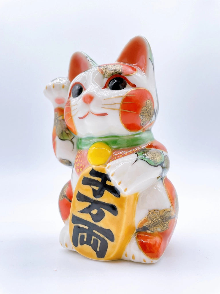 日本清水燒招財貓 柿