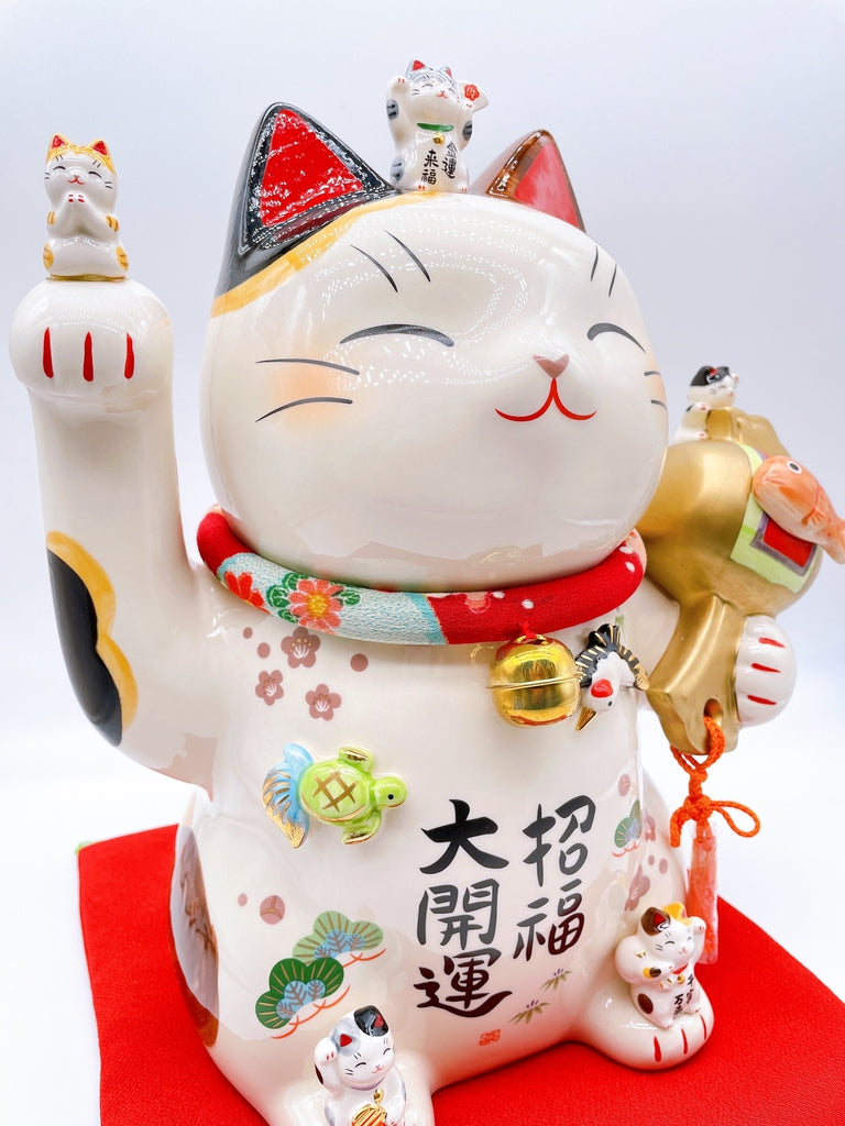日本彩繪招福大開運招財貓11.5號