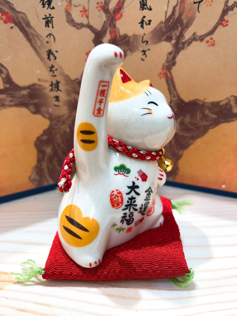 日本彩繪萬福金運來福招財貓 小號