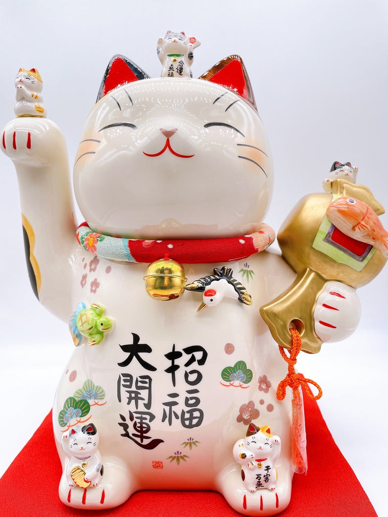 日本彩繪招福大開運招財貓11.5號