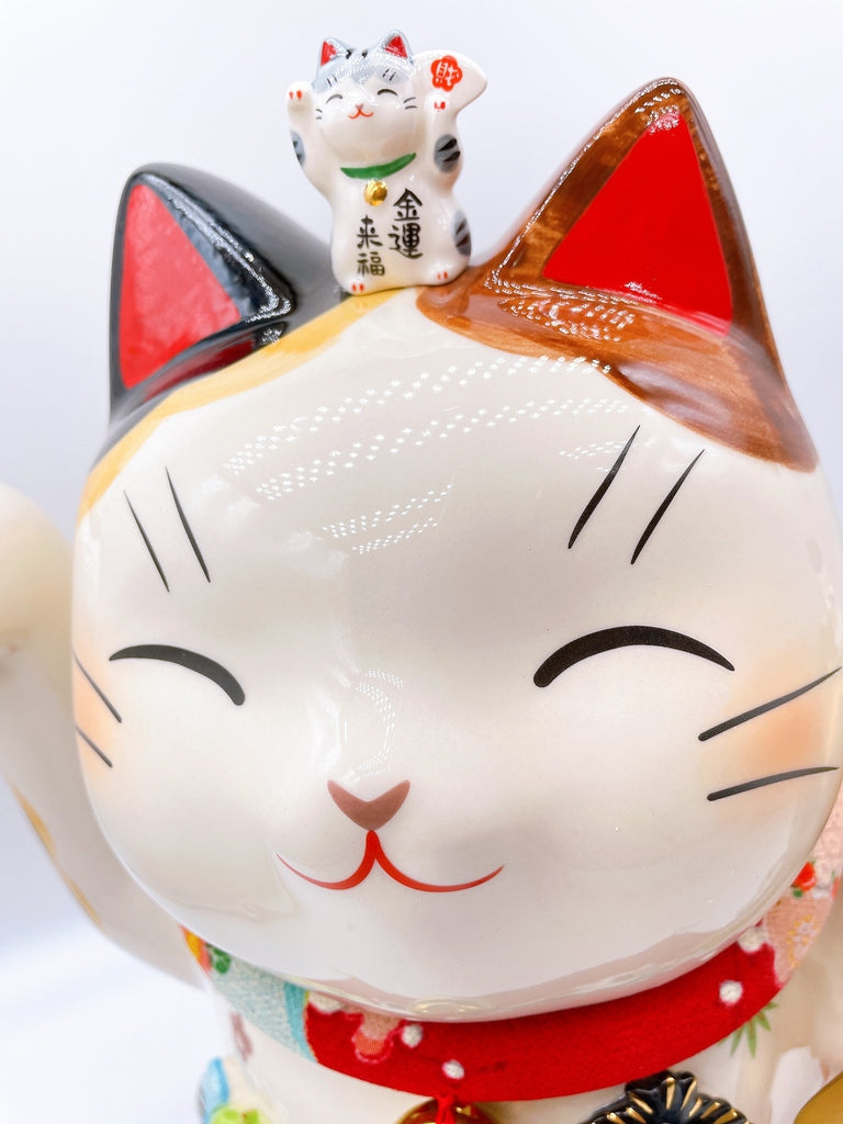 日本彩繪招福大開運招財貓11.5號