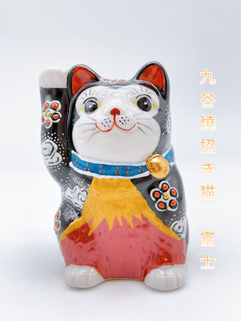 日本九谷燒招財貓 富士