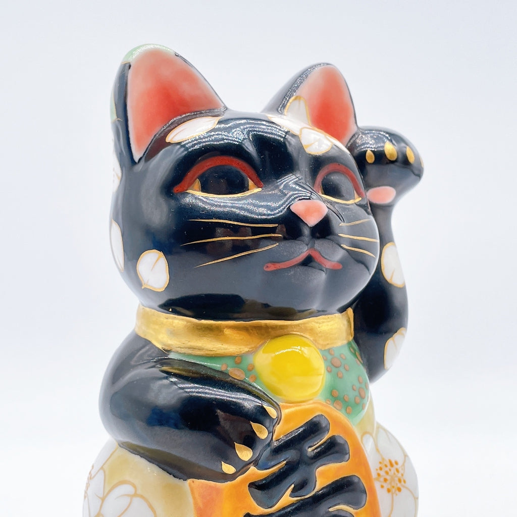 日本清水烧招财猫幽玄樱